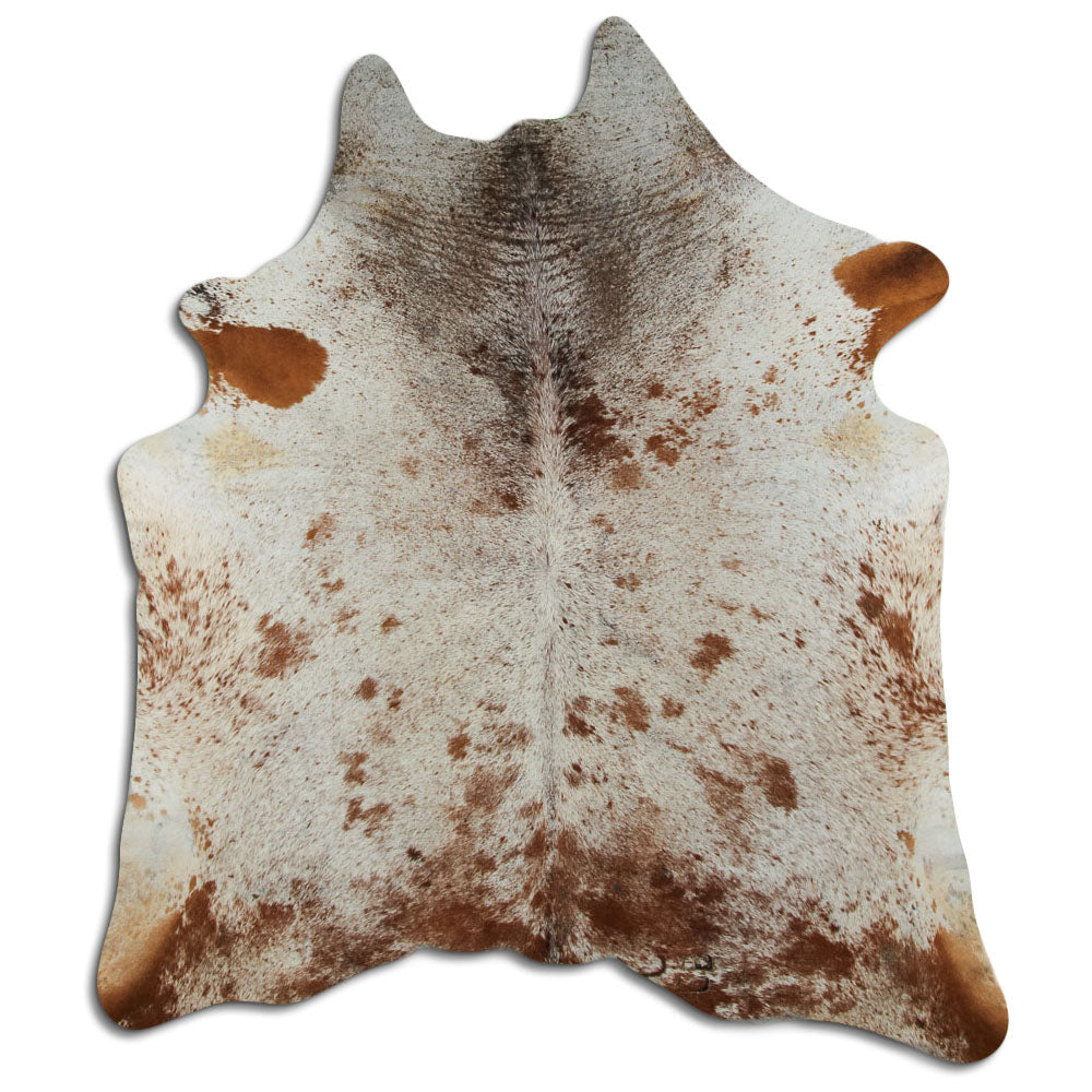 Salt and Pepper Exotic cowhide rug XL
