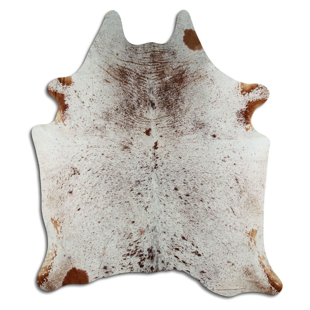 Salt and Pepper Exotic cowhide rug XL