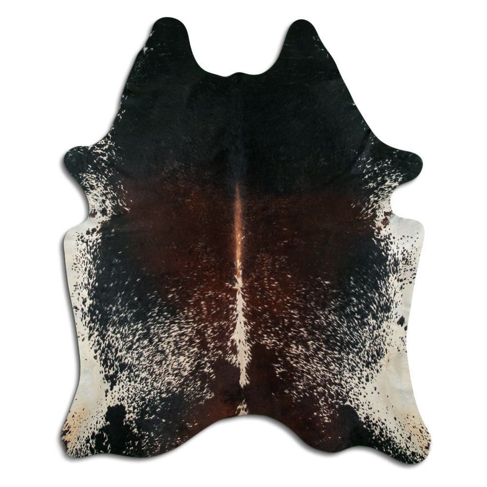 Salt and Pepper Exotic cowhide rug XXL