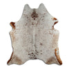 Salt and Pepper Exotic cowhide rug XL