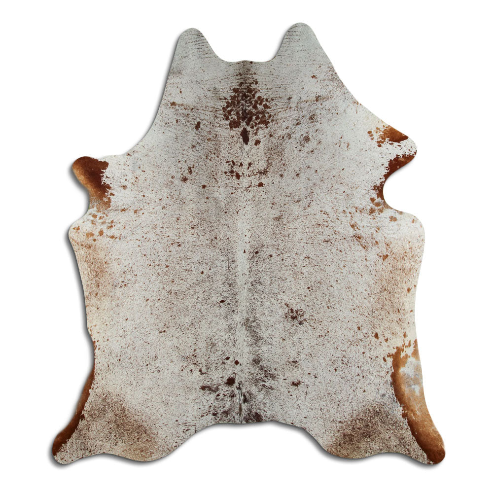 Salt and Pepper Exotic cowhide rug XL
