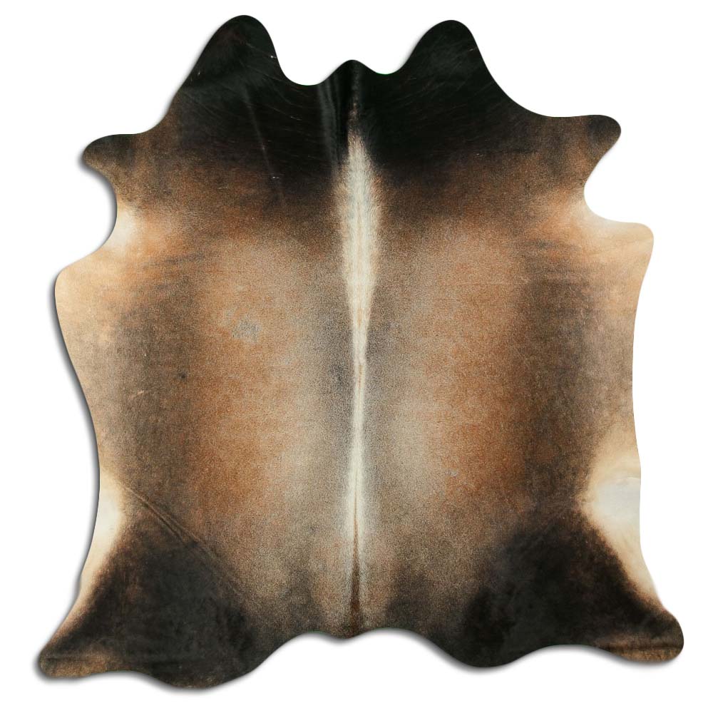Hnědá hovězí kůže XL
