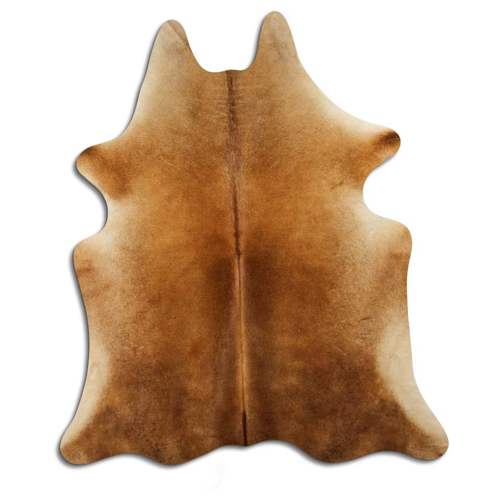 Rudas karvės kailis L