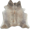 Grey cowhide rug M