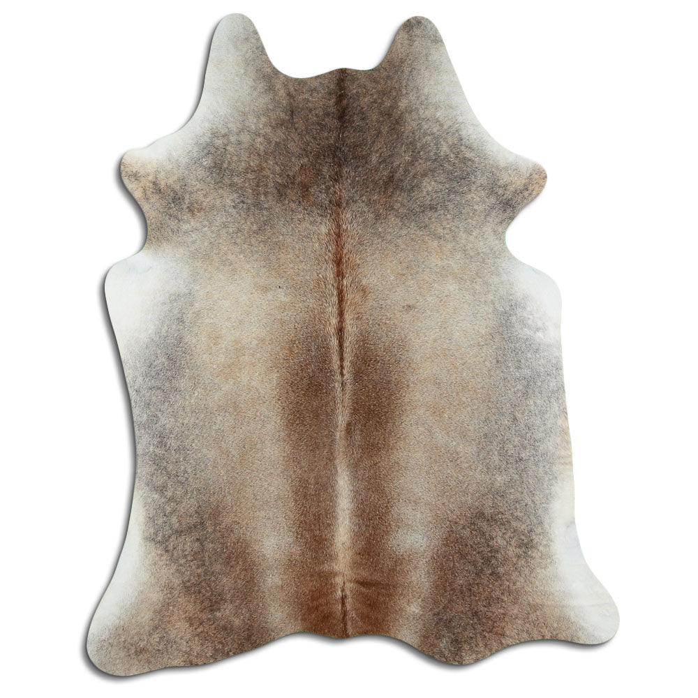 Šedá hovězí kůže L