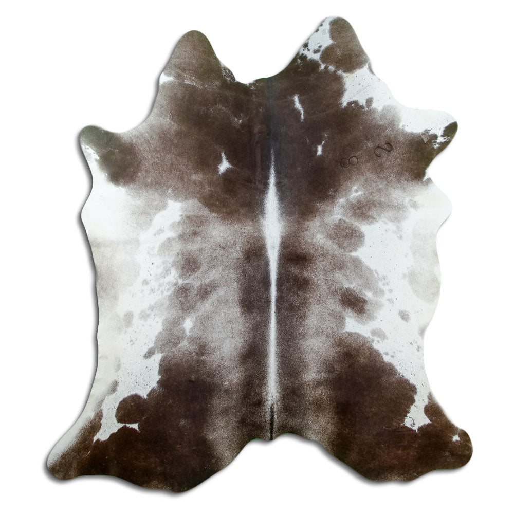 Grey cowhide rug L