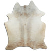 Grey cowhide rug L