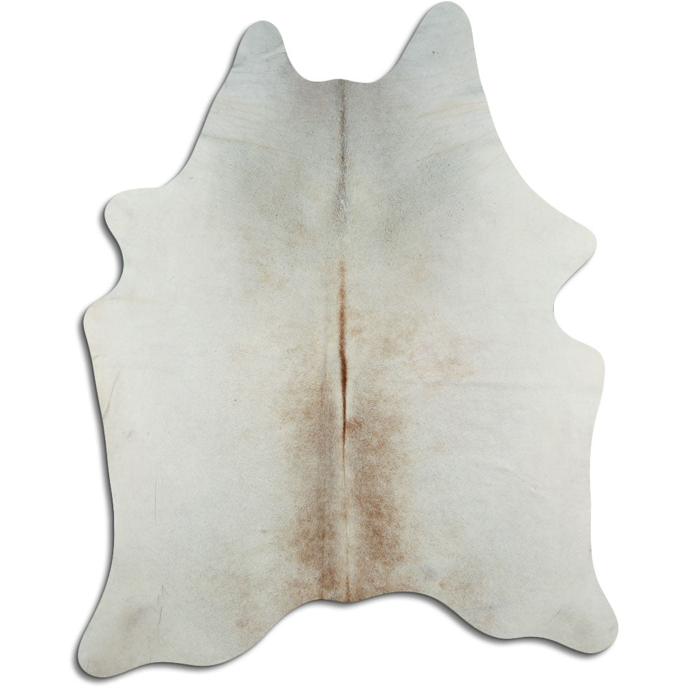 Šedá hovězí kůže L