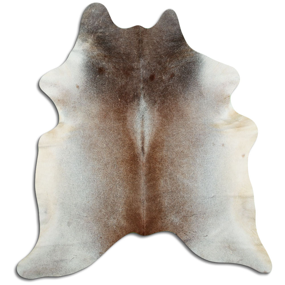 Šedá hovězí kůže L