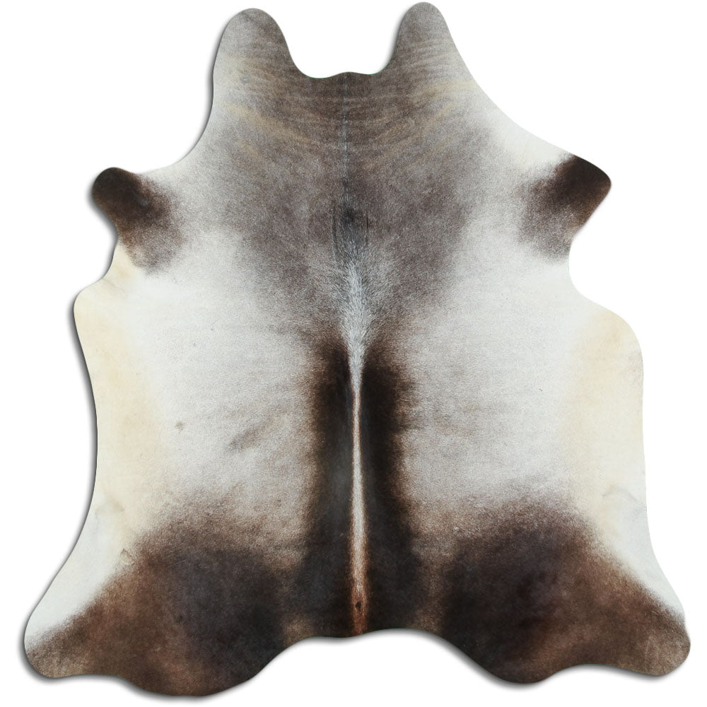 Šedá hovězí kůže M