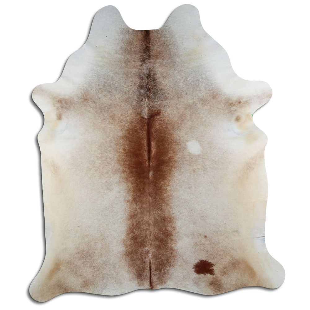 Grey cowhide rug XL