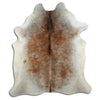 Champagne cowhide rug L