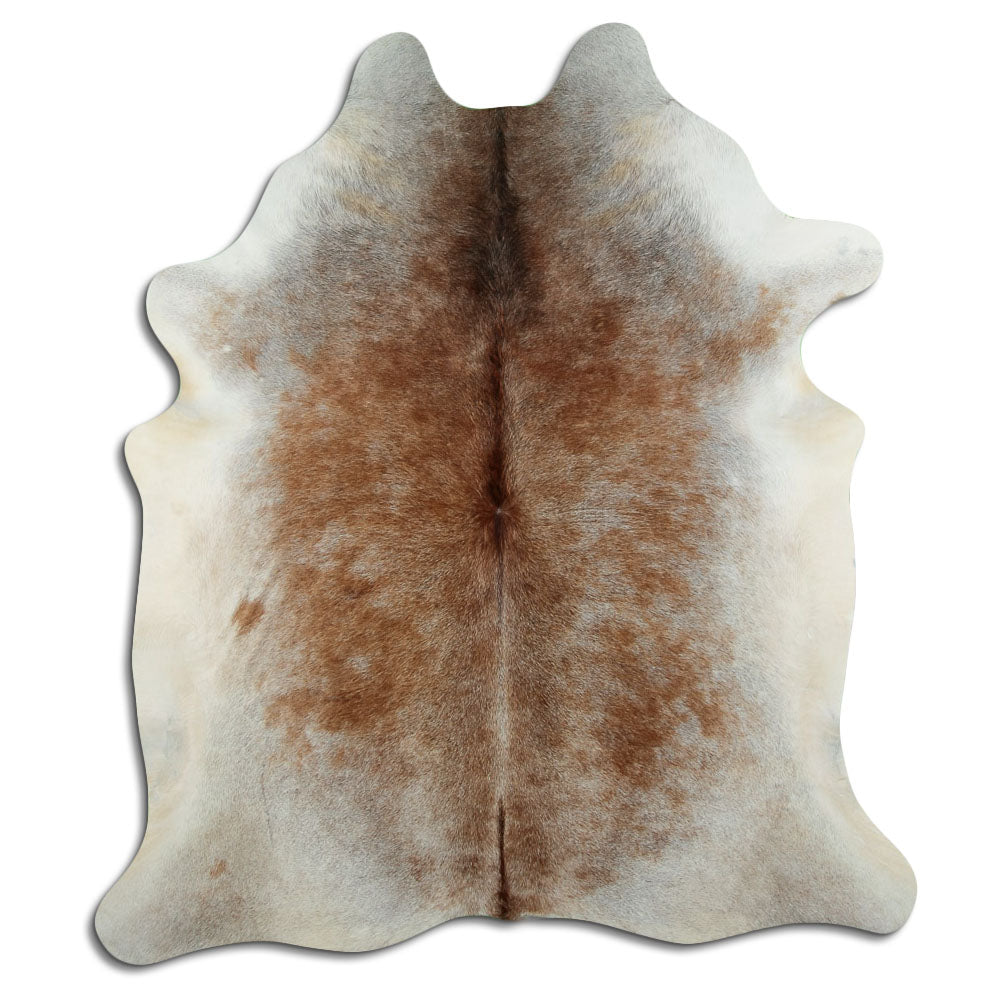 Champagne cowhide rug L