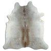 Grey cowhide rug XL