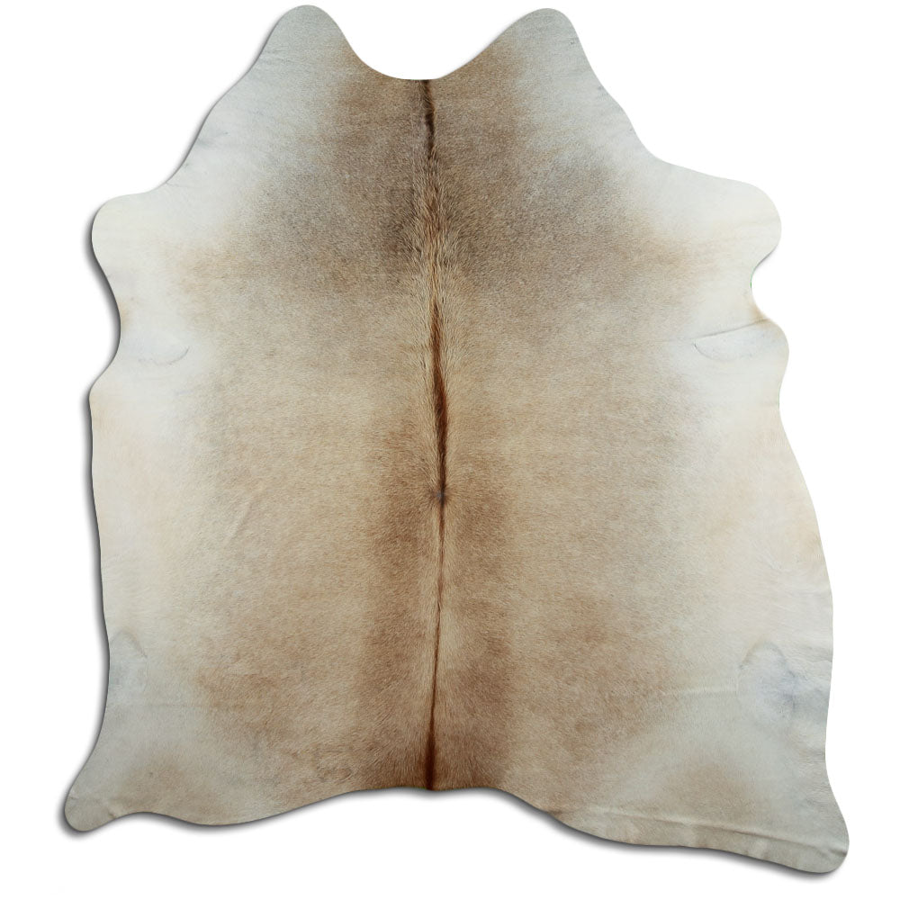 Champagne cowhide rug XL