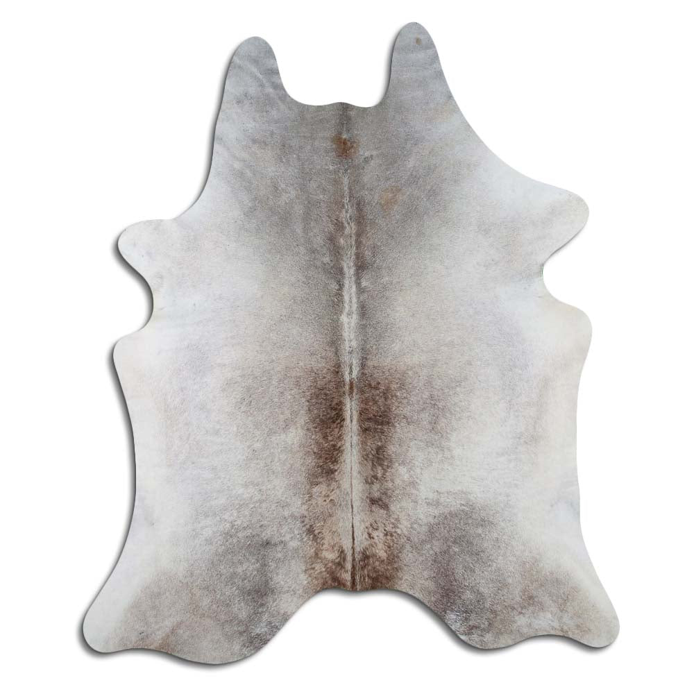 Šedá hovězí kůže L