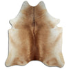 Brown cowhide rug XXL