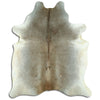 Grey cowhide rug XL