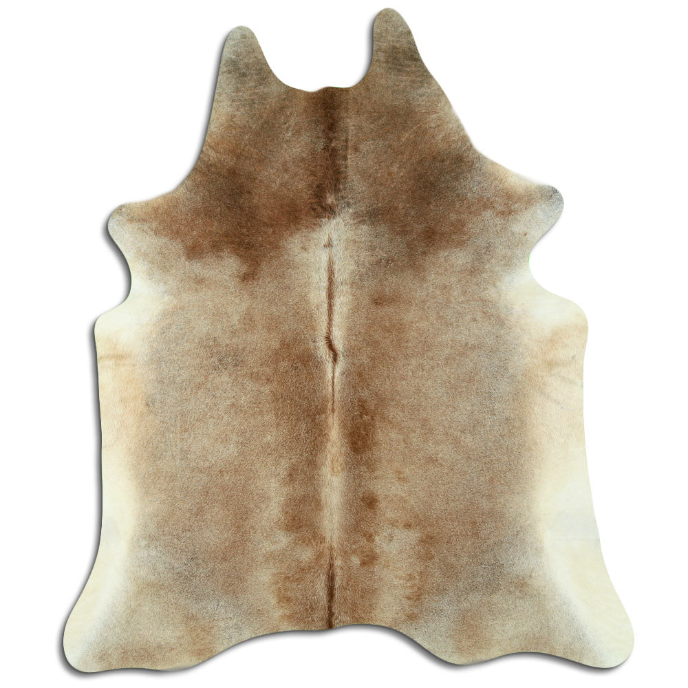 Champagne cowhide rug XXL