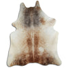 Brown cowhide rug XL