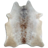 Grey cowhide rug XXL