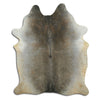 Grey cowhide rug XL