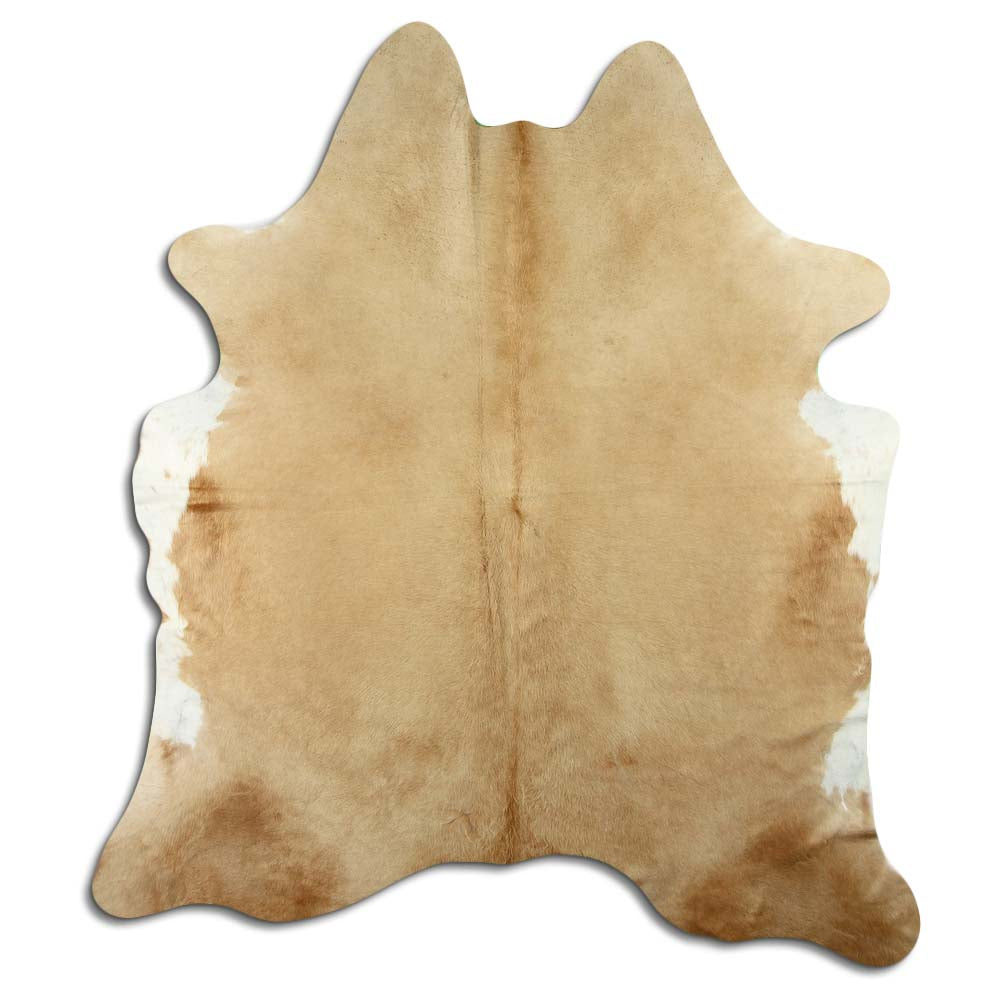 Šampaninis karvės kailis L