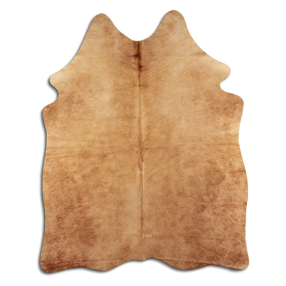 Hnědá hovězí kůže L