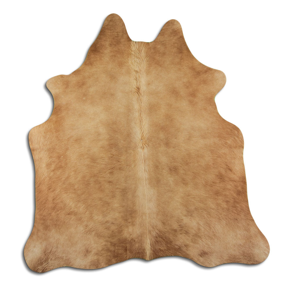 Hnědá hovězí kůže M
