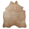 Champagne cowhide rug M