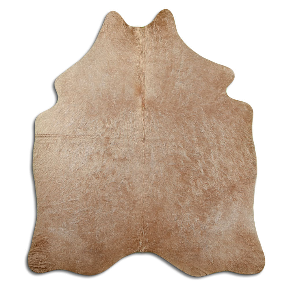 Champagne cowhide rug M
