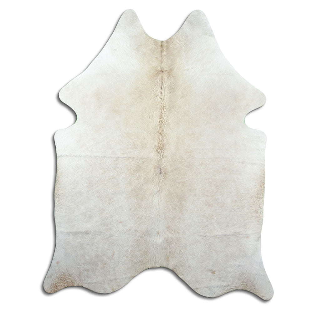 Brown cowhide rug L