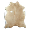 Brown cowhide rug M