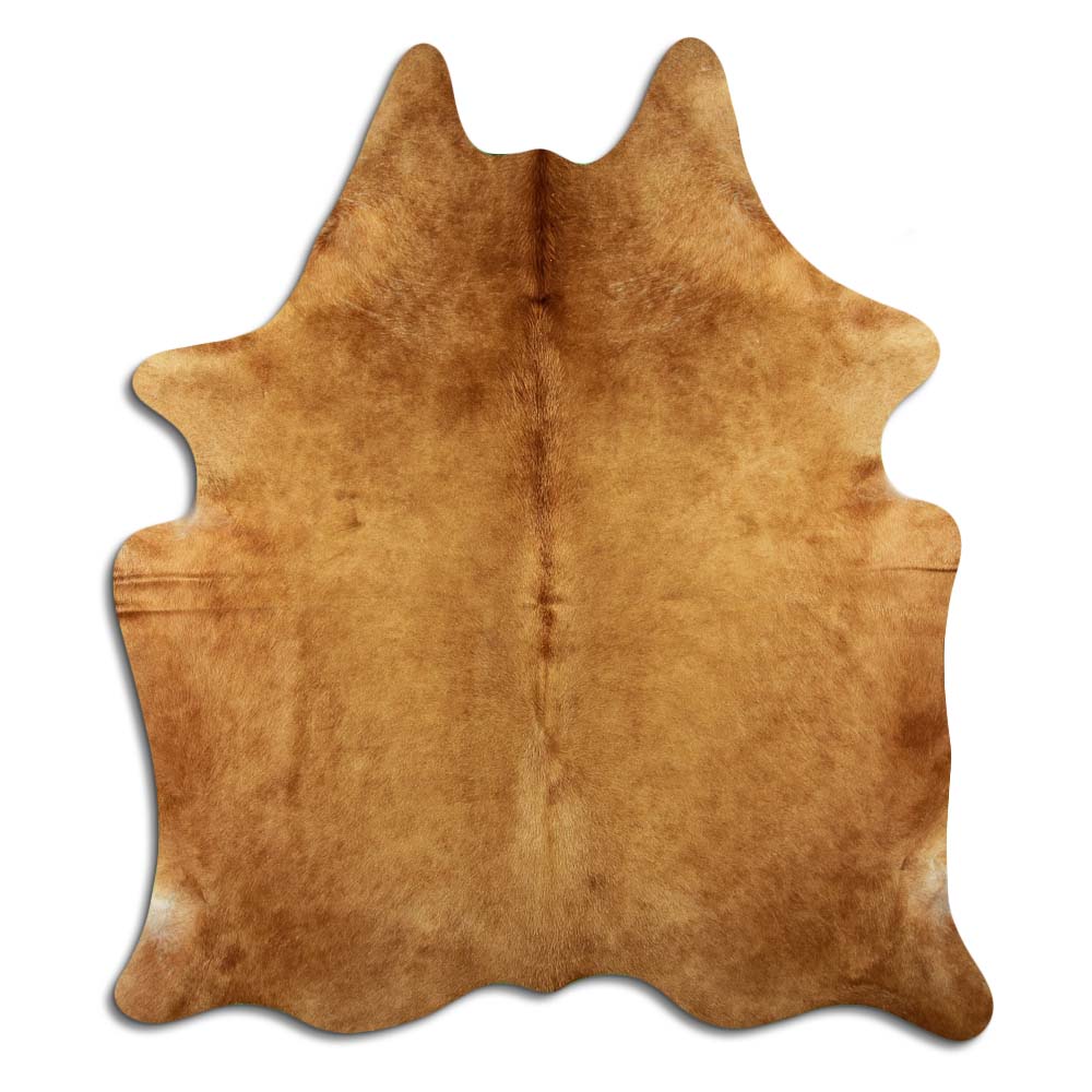 Rudas karvės kailis L