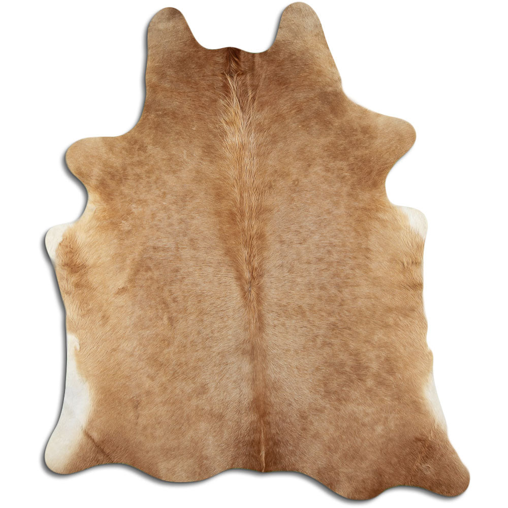 Šampaninis karvės kailis L