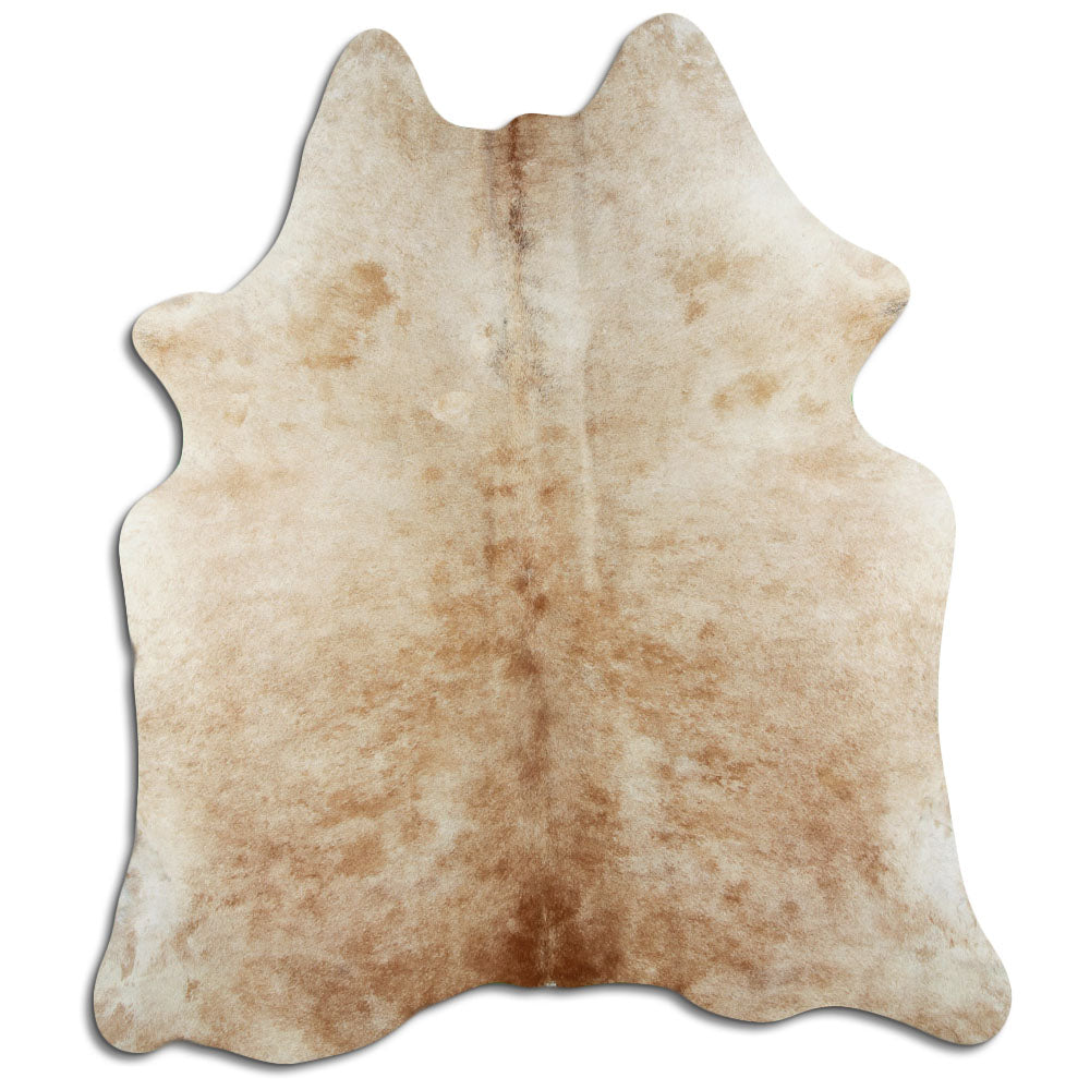 Šampaninis karvės kailis L