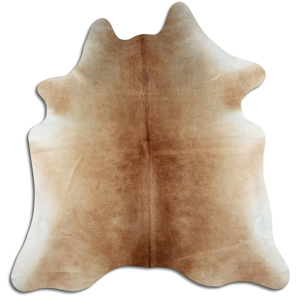 Hnědá hovězí kůže XL