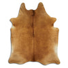 Brown cowhide rug XL