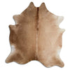 Brown cowhide rug XL