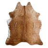 Brown cowhide rug XL