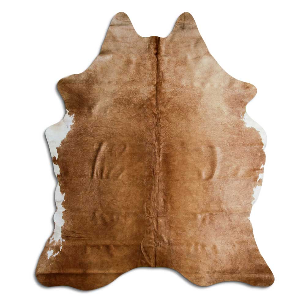 Rudas karvės kailis XL
