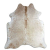 Brown cowhide rug XL