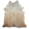 Brown cowhide rug XXL
