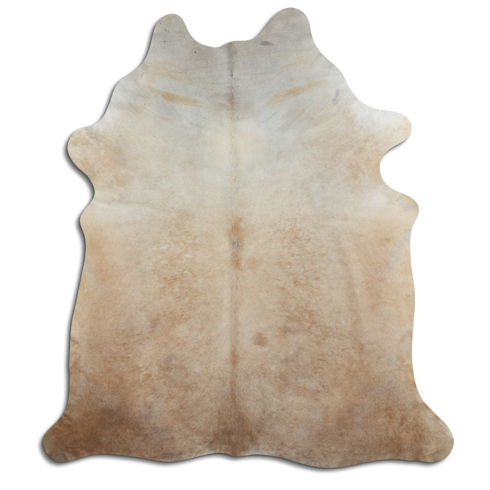 Brown cowhide rug XXL