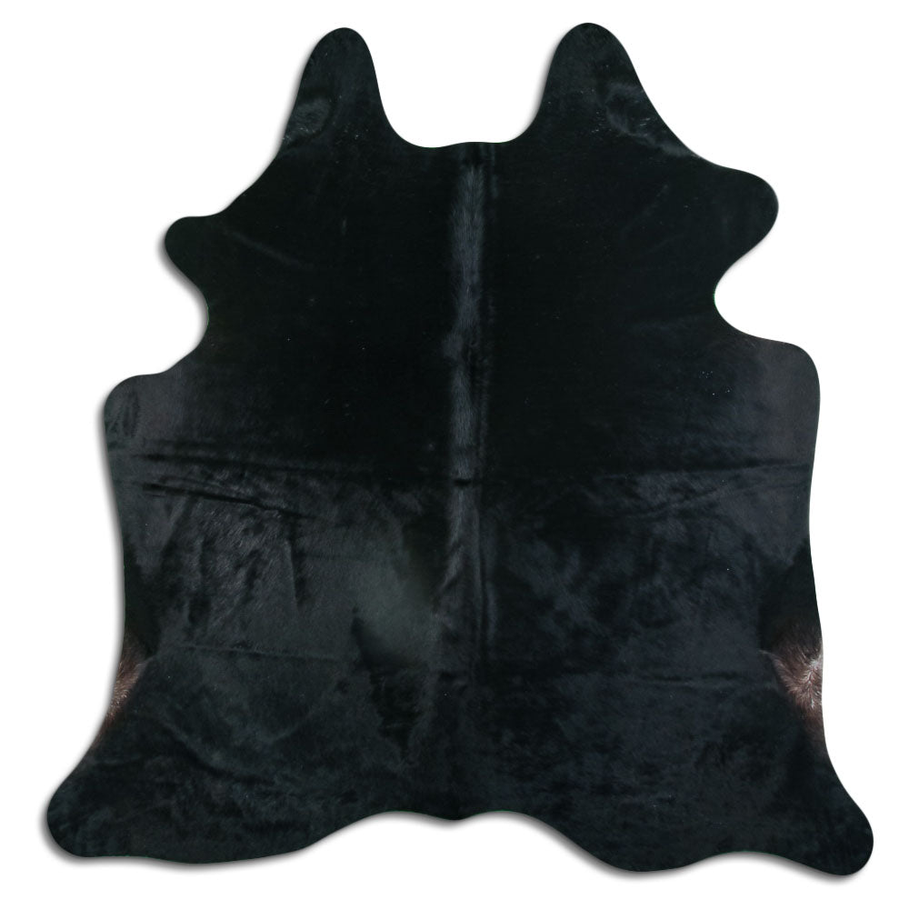 Černá hovězí kůže L