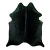 Black cowhide rug M