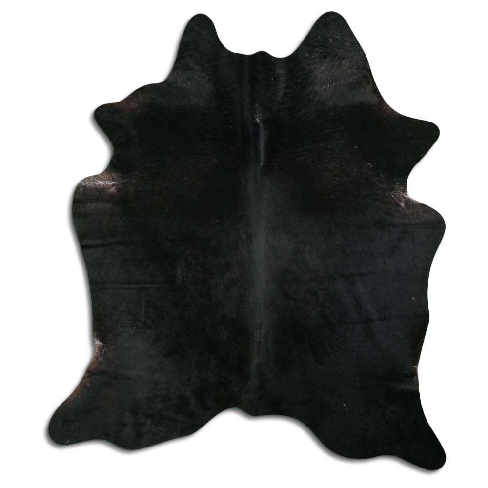 Černá hovězí kůže XL