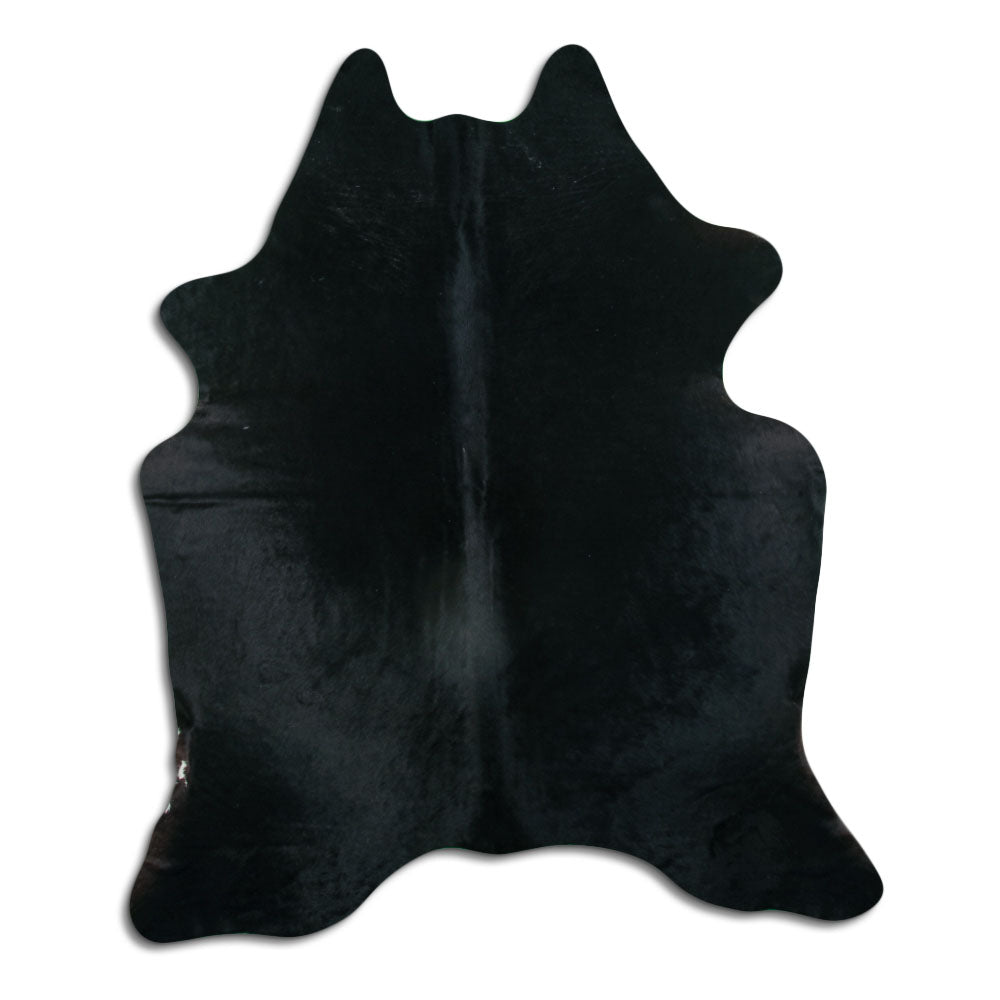 Černá hovězí kůže XL