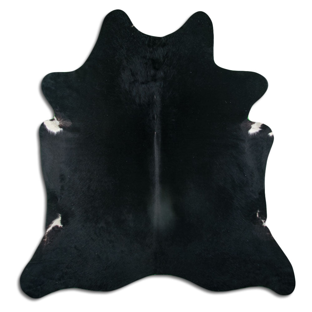 Juodas karvės kailis XL