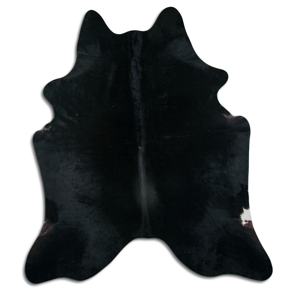 Juodas karvės kailis XXL